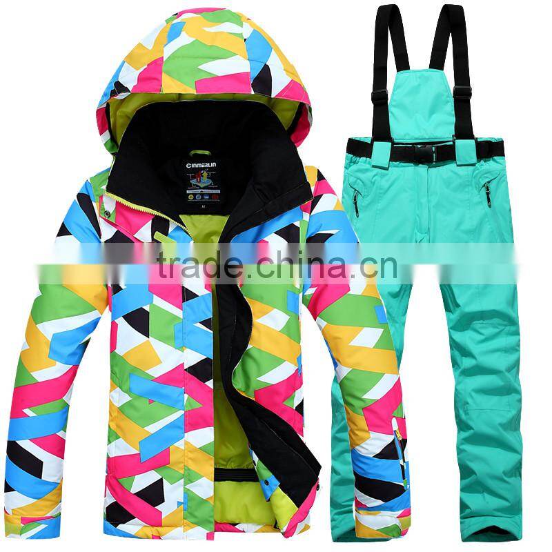 waterproof warm colorful new design jacket for female for lady