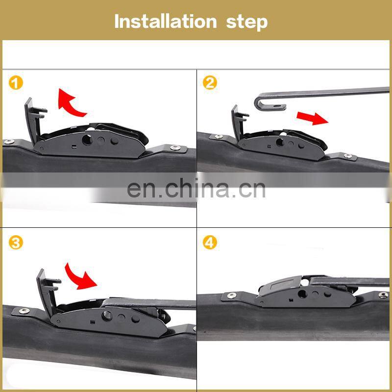 Windshield wiper blade rubber refill Auto spare metal car windscreen universal winter snow wiper blade