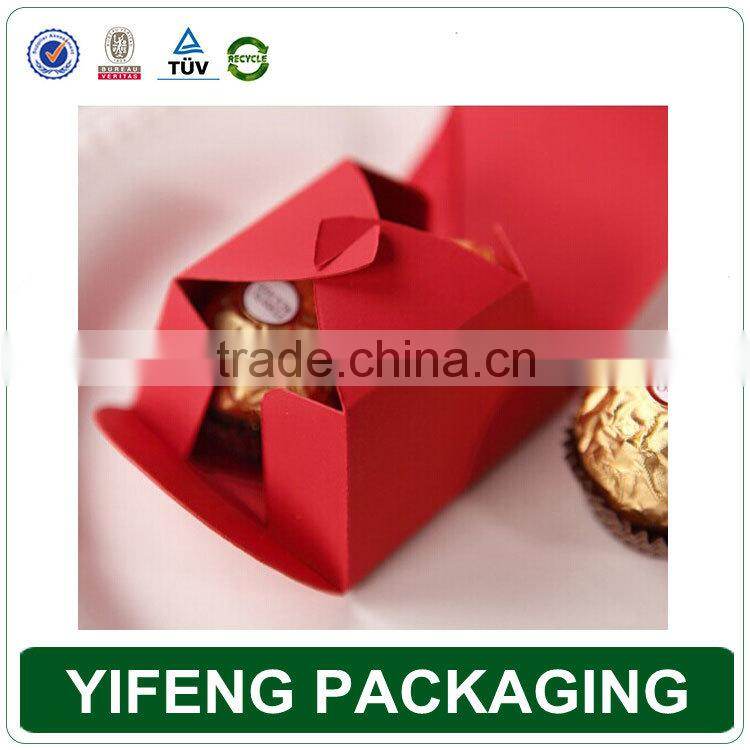 China Custom Bulk Paper Fancy Mini Gift Wedding Candy Box Wholesale