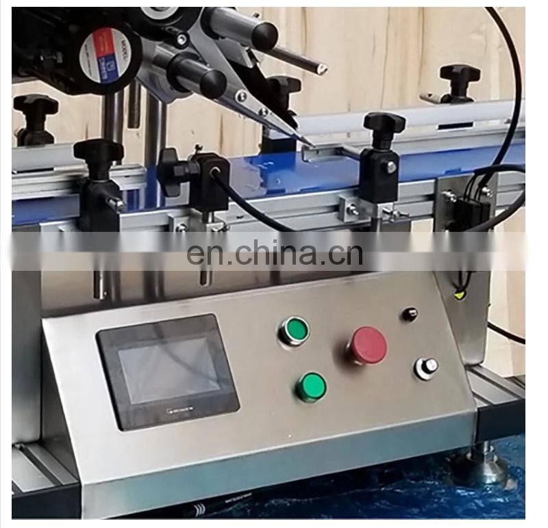 YTK-160 Automatic lighter table top surface flat bottle labeling machine
