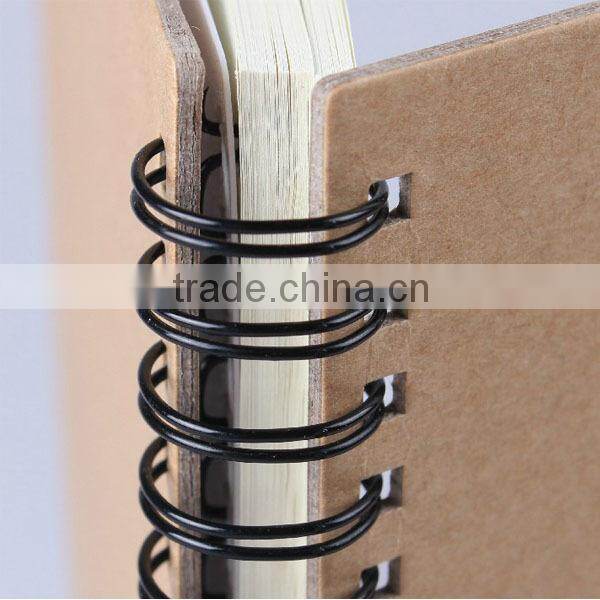 Customized hardcover notebook spiral notebook recycled notebook with pen