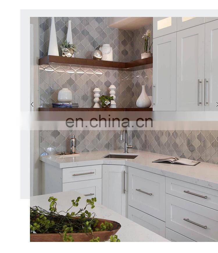 Contemporary Corner Kitchen Pantry Cabinet Shaker Kitchen Cabinet China White Design Solid Wood Kitchen and Cabinets Door