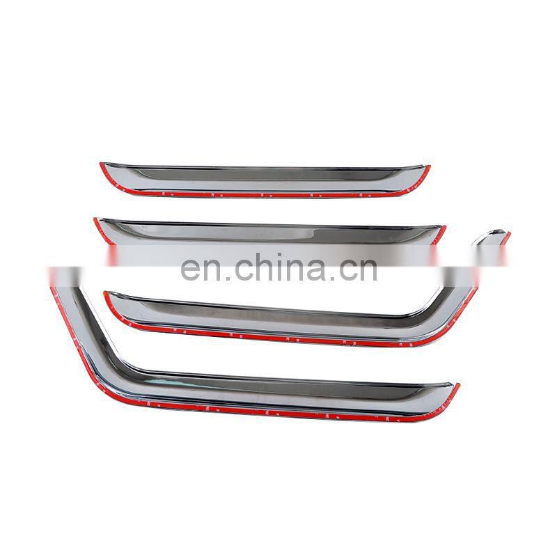 Chrome Sun Visor for Jeep Wrangler JL 18+ 4x4 Accessories Maiker Manufacturer Plating Rain Shield