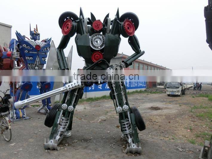 Modern style large metal abstract sculpture , art sculptures for outdoor decoration 6 meters high Bumblebee