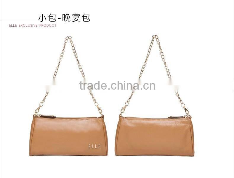 New genuine leather women bags 3 set leather bag chain shoulder bag clutch bag