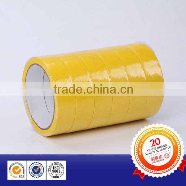 Yellow color masking tape
