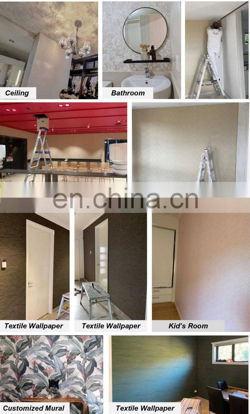 wholesale decorative customised bedroom home wallpaper 3d wall paper decoration sticker modern