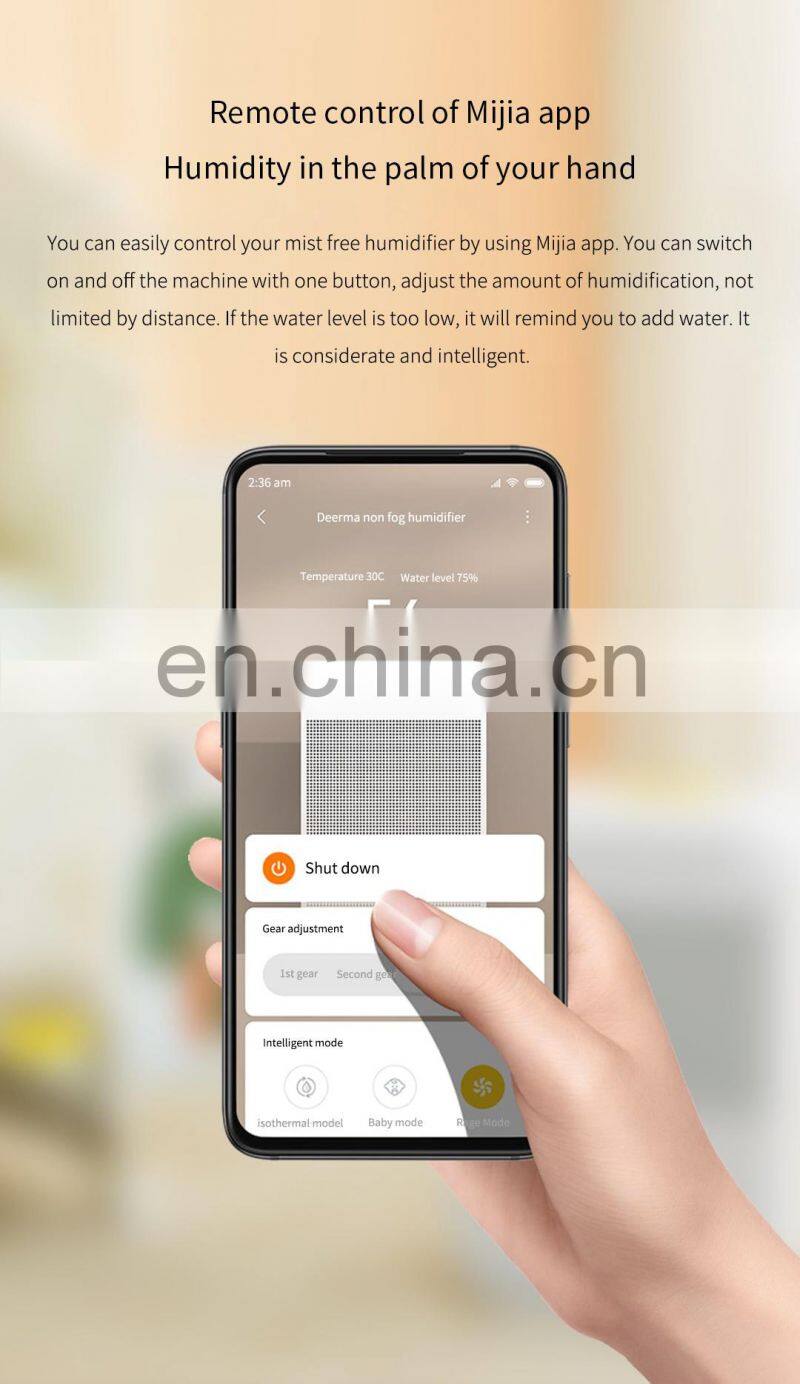 New Mijia Deerma Fog free air humidifier 510ml/h intelligent household mute bedroom water air conditioner pregnant women and inf