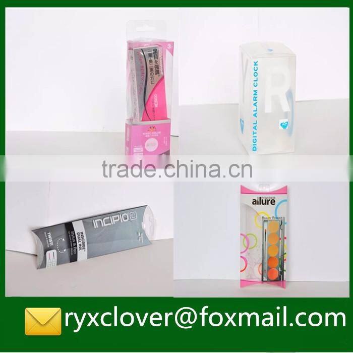Customized Logo/Printing PP PVC Plastic Clear Packaging Boxes