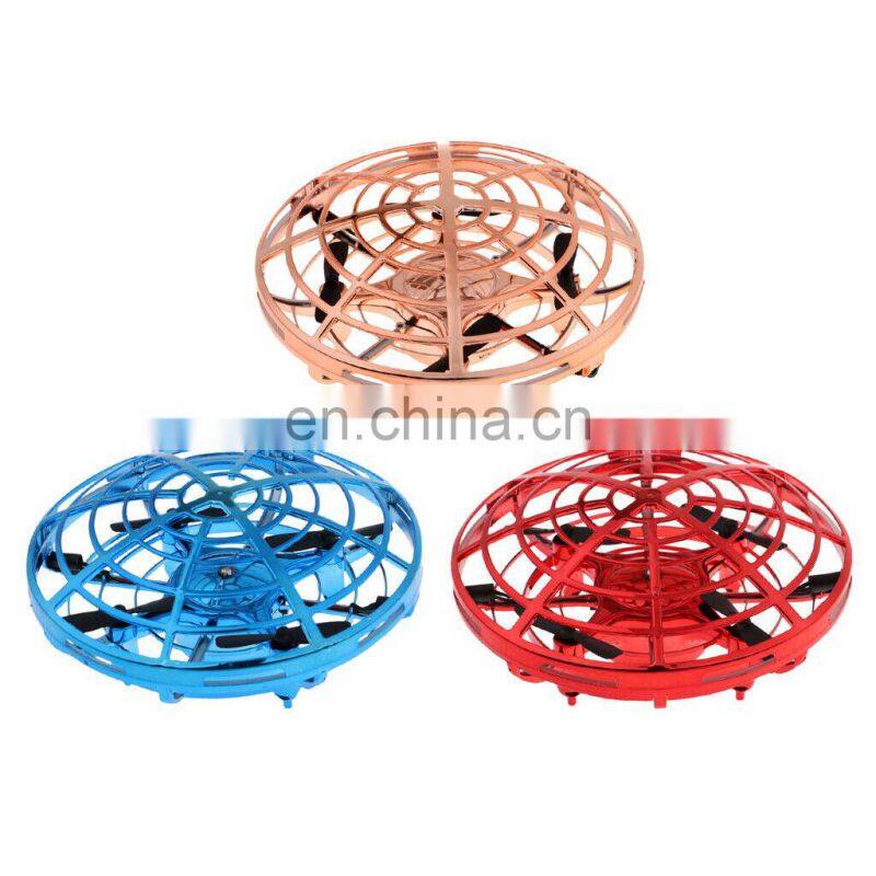 Infrared Sensing HAND CONTROL Mini UFO Drone WITH LED LIGHT 360 DEGREE ROTATION Flying Ball Interactive Aircraft Toy