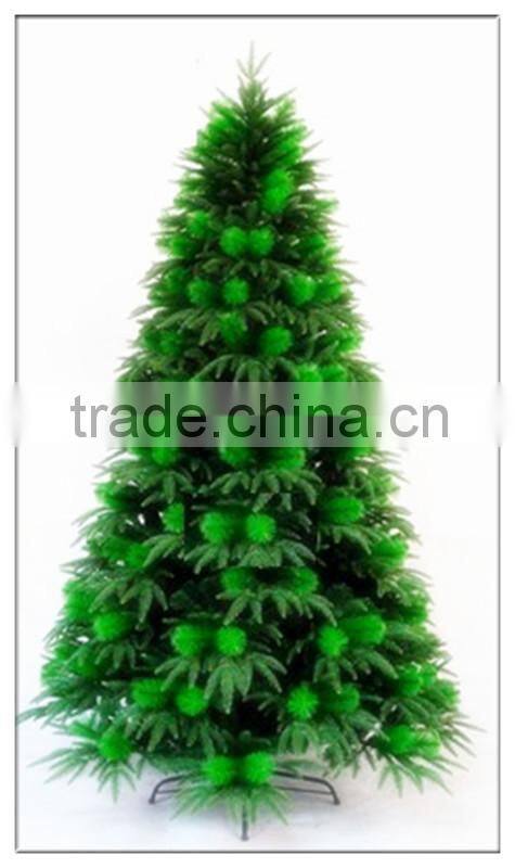 Orange Christmas Tree Decorations/2014 Most Hot-sale D5797 Great Durable Christmas Pine needle Tree FOR Home Decoration