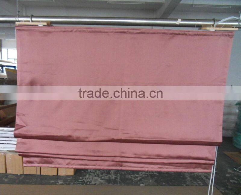 European style roman blinds mechanism/ Motorized operate roman blinds with remote control