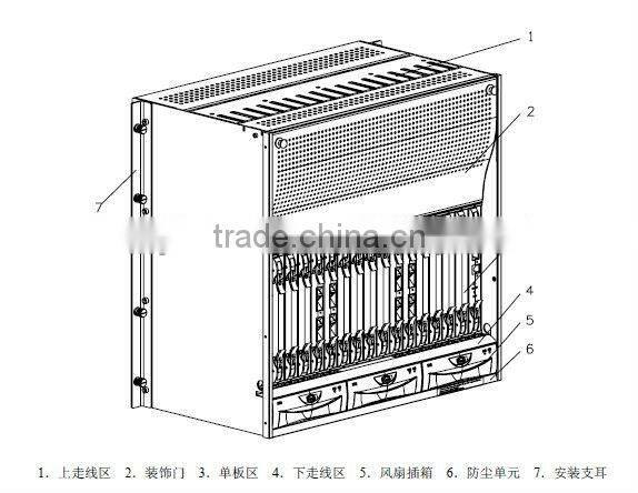 ZTE ZXMP S330 ftth drop cable with messenger wire