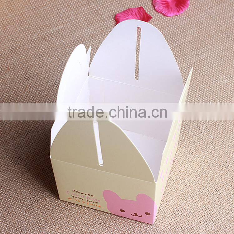 health food packaging wholesale cheap paper bento box for sushi/cake/bread