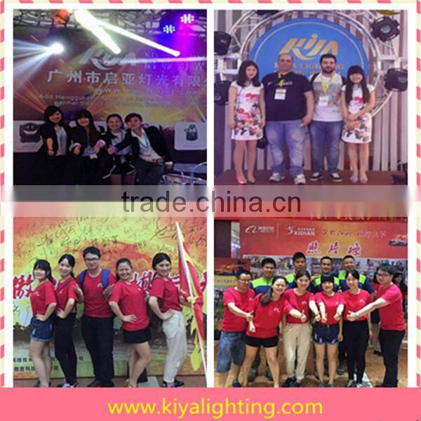 Kiya super power 19pcs 4in1 led zoom moving head 15w stage lighting