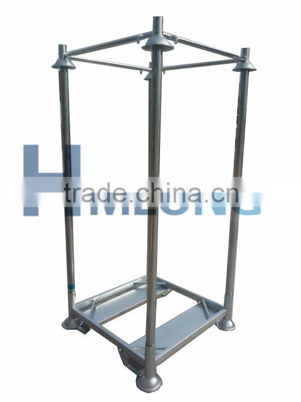 Heavy duty warehouse galvanized metal pallet converter