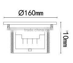 CE ROSH IP67 LED Undeground lamp 5w 6w 9W 12V 24V 110V 240V LED Underground lights