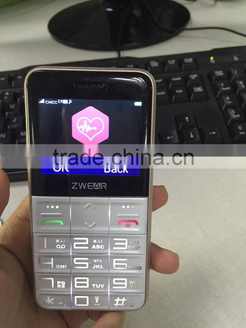 Factory developer APP service SOS Senior phone pedometer GPS tracking fitness equipment for elderly