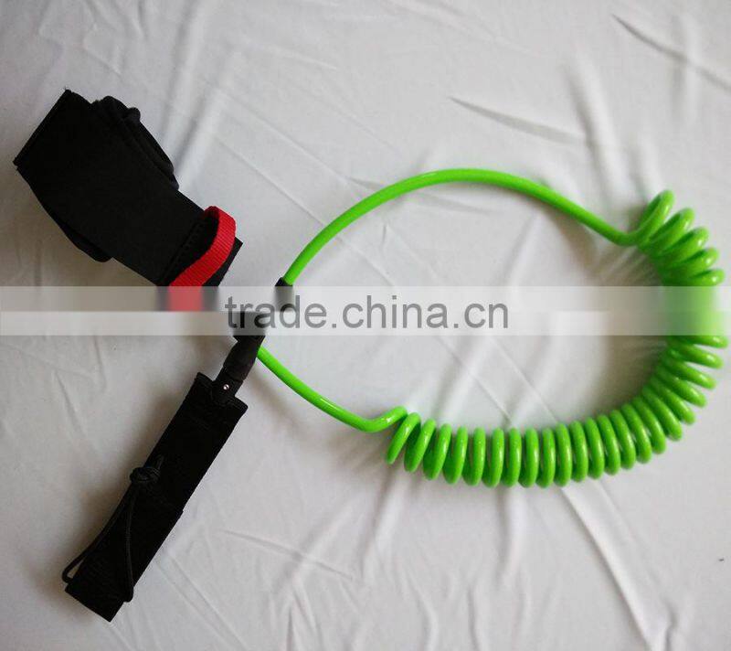 OEM Durable and Economy Straight/Coiled Surfboard Leash With Brass/ Stainless Steel Swivel, Ankle Strap,Cuff, Gard,Leg Rope