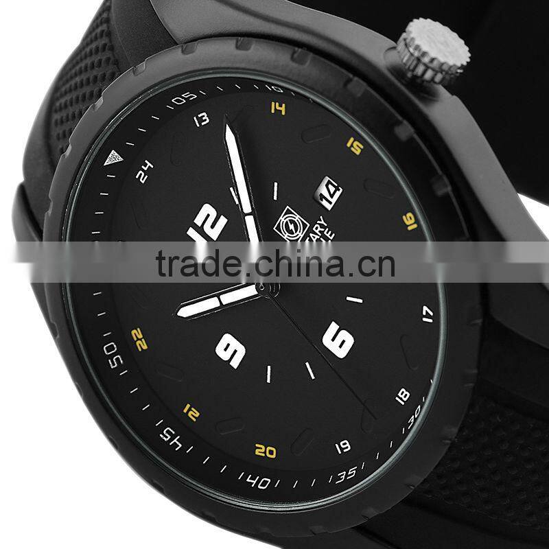 2014 TOP SALE Rubber Man Watch for Sports Military Watch Army Watch