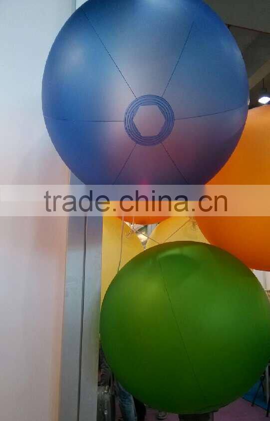 PVC inflatable beach ball with box inside, with toy inside, with insert