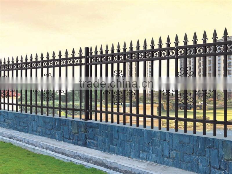 DK009 factory hot sale Galvanized steel tube fence panels