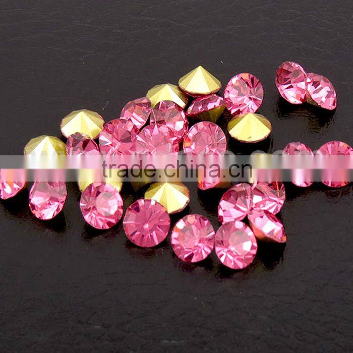 China glass chatons, crystal MC glass chatons with great sparkles for jewels