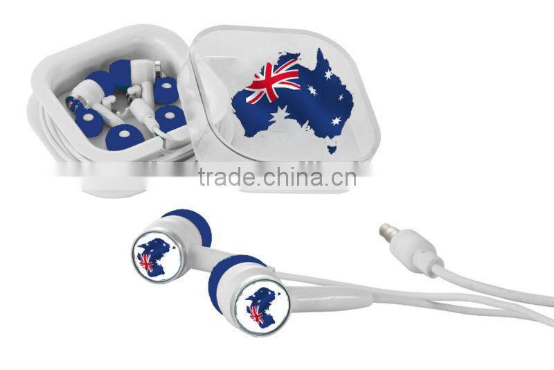 Cheap custom logo earphones china wholesale