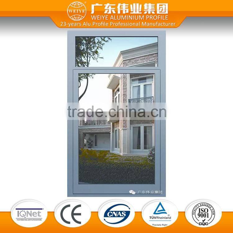 China manufacture aluminum heat insulation casement door opening inwards