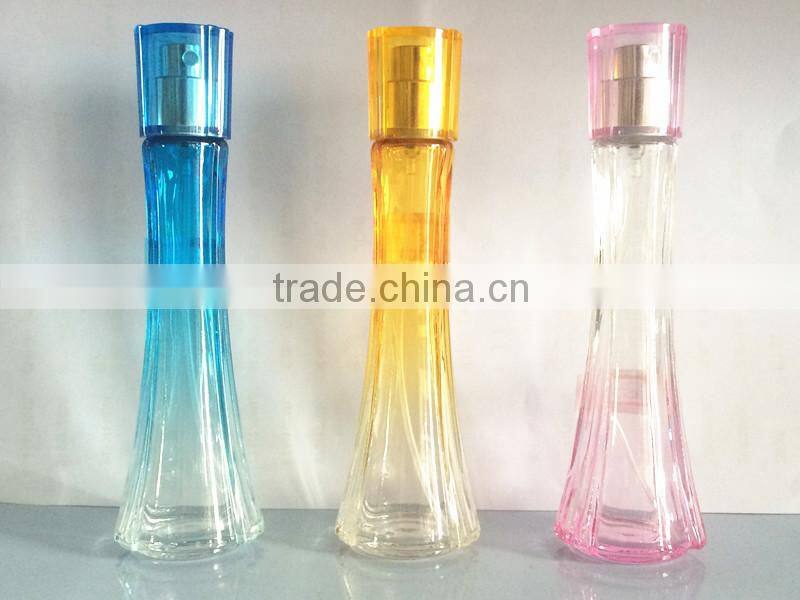 2015 new design wholesale perfume glass bottle,crystal perfume bottle