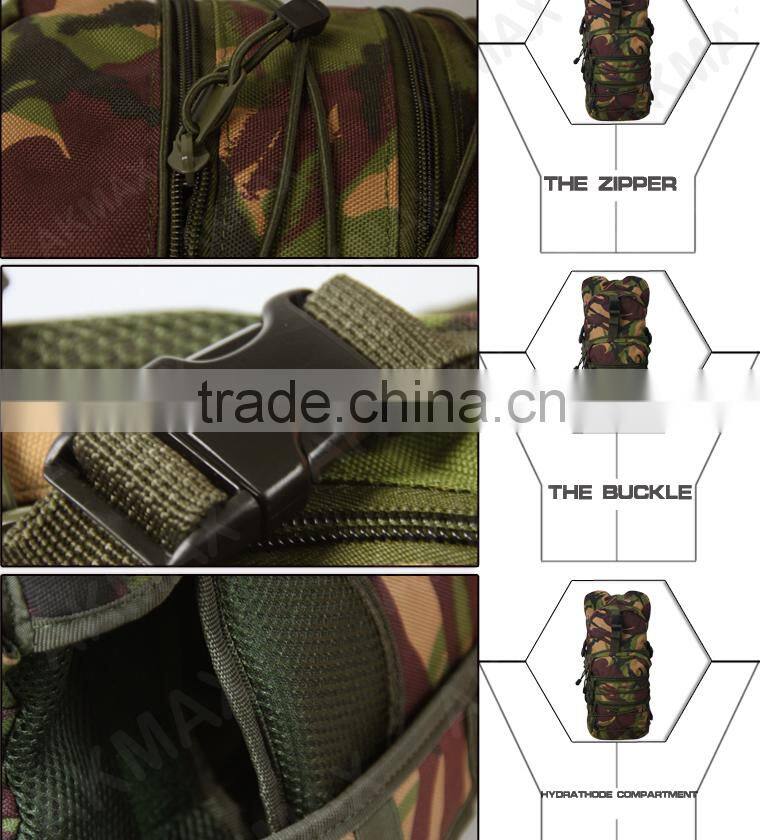 See larger image Water Backpack Cycling Sports Pouch Bladder Bag Military Outdoor Hydration Pack Water Backpack Cycling Sports