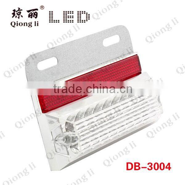 clear 18 LEDs iron plate PC lens anti-shock energy save led marker light