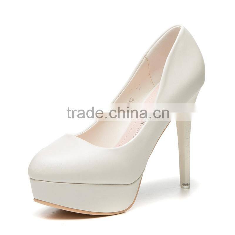 fashion extreme wedding party platform glass high heel shoes