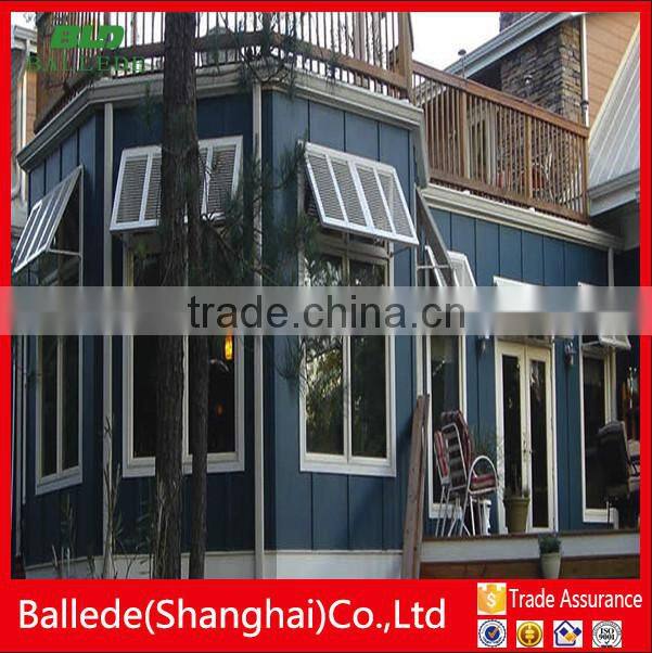 custom shape wall awning sun louver