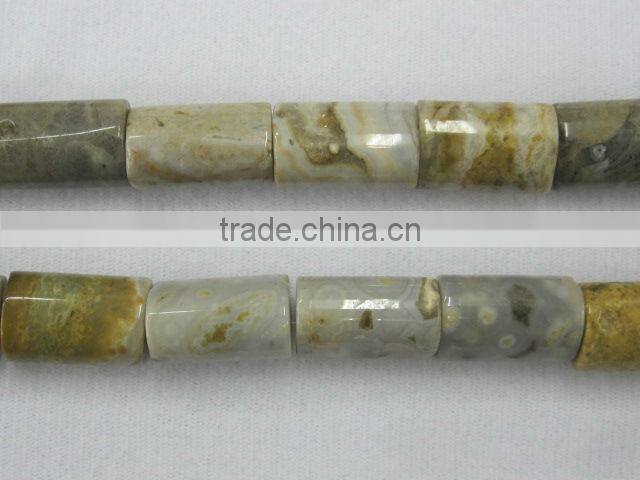 Wholesale Tumbled Flat Loosen Faceted Gemstone Ocean Jasper