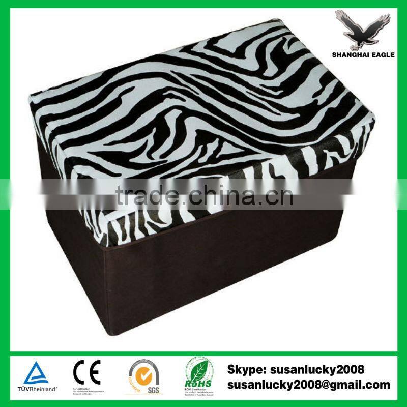 Storage Seat Stool with Logo Printed (diectly from factory)