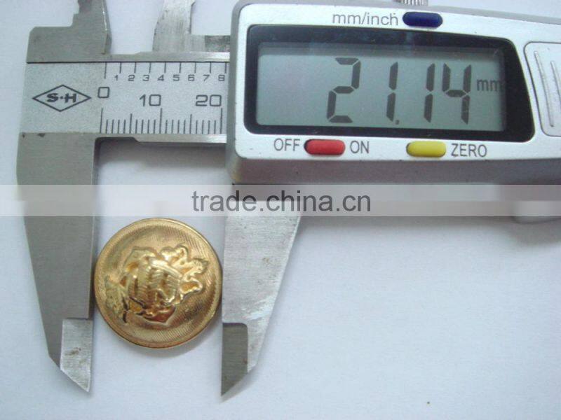 21mm good plating metal alloy four part button for snap
