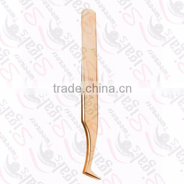 Sofeel stainless steel slant tip type eyebrow tweezers