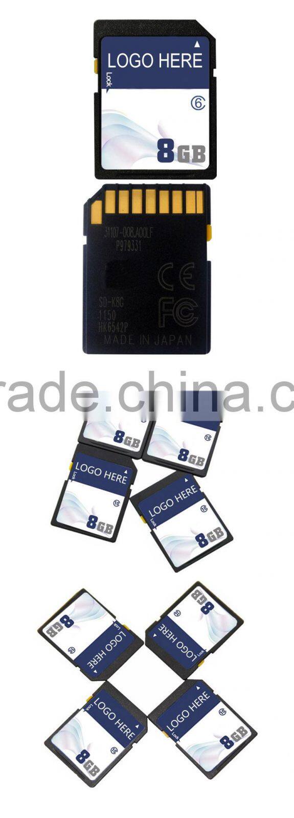 Class 6 high speed factory oem 8GB SD CARD,SD CARD Memory.