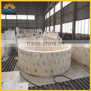 Manufacture fused cast refractory AZS bricks for glass blast furnace refractory brick
