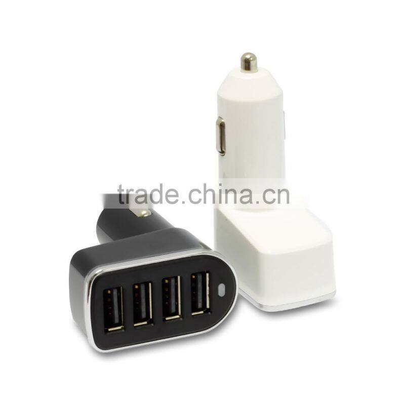 Hot sale Universal USB Car Charger Adapter USB Socket 4 Ports Car-charger 6.2A 5.8A For iPhone Samsung Ipad