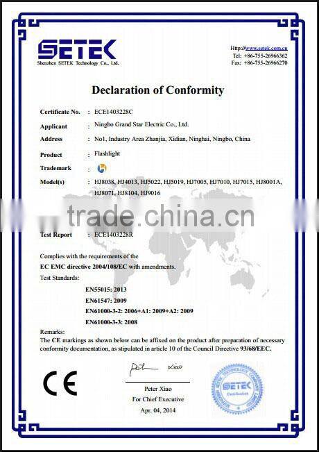 GS-4013 work light ABS 6 led magnetic pen torch