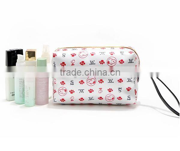 Low toxicity simple promotional women polyester chic Cosmetic Bags