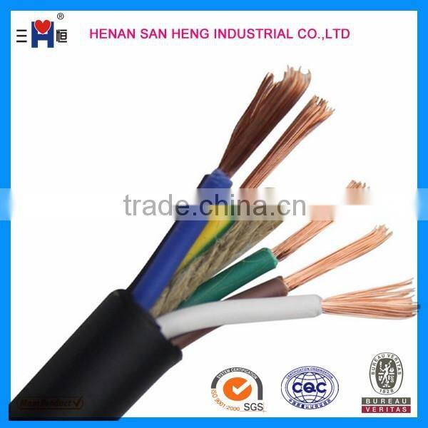 PVC insulation copper wire braided shield control cable