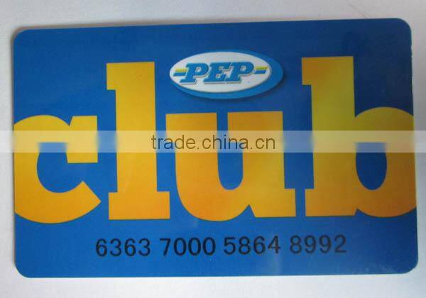 PVC membership card