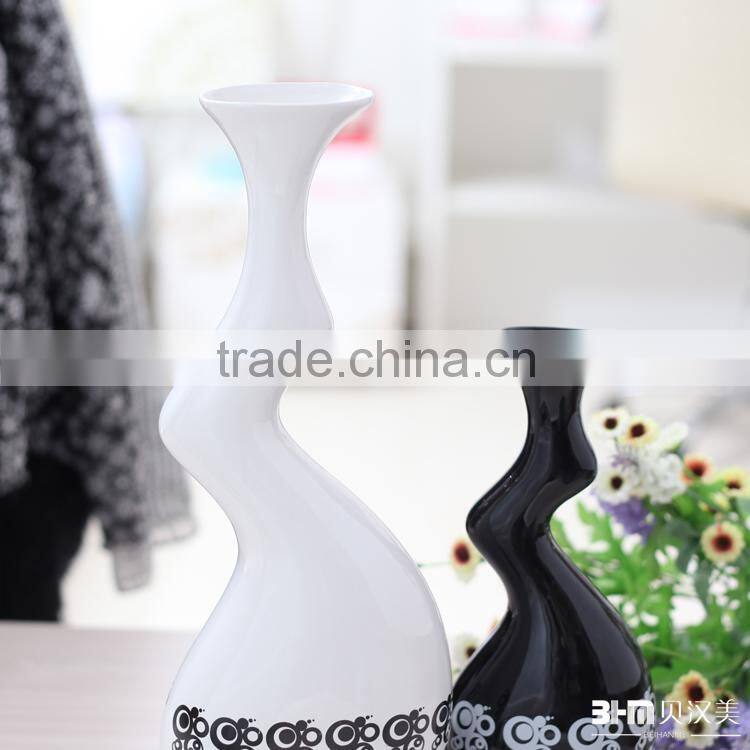 hand painted fashion cheap modern vases for home deco