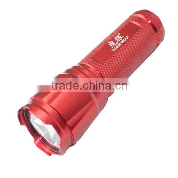 LED flashlight Aluminum new fashion torch light