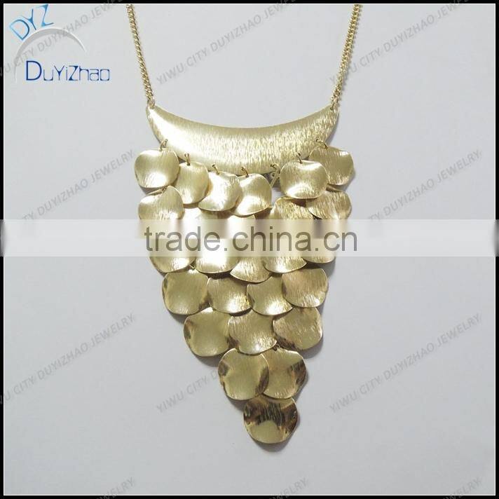 New arrival Silver Tassel Necklace,artificial long chain necklace
