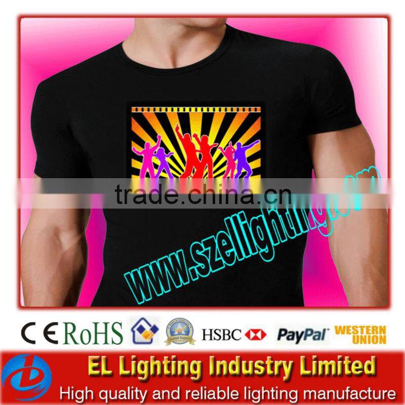 fashion el-t-shirt ,sounds active el t-shirt,high quality
