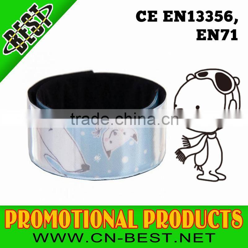 EN13356 reflective slap wrap wrist band